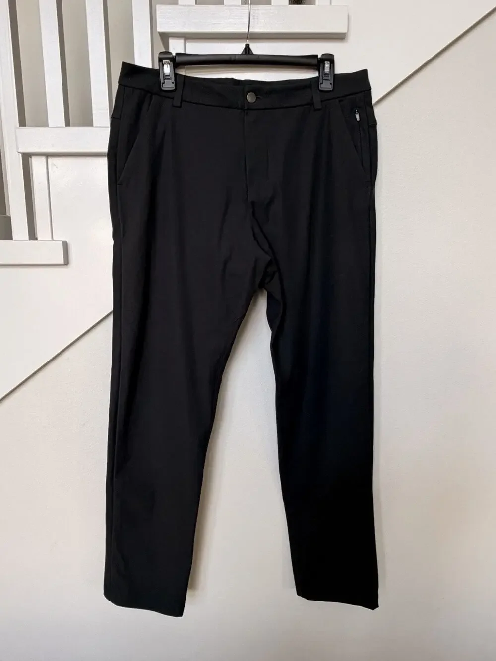 Lululemon Abc Commission Warpstreme Classic Gray Pants 32” Waist & 31” Length